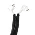 LogiLink KAB0048 - Cable management - Black - Polyester - -50 - 150 °C - 1 m - 3.5 cm