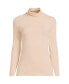 ფოტო #2 პროდუქტის Plus Size Lightweight Jersey Skimming Long Sleeve Turtleneck