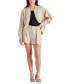 ფოტო #2 პროდუქტის Women's Viana Drop-Shoulder Rib-Detail Jacket