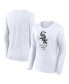 Фото #1 товара Women's White Chicago White Sox Long Sleeve T-shirt
