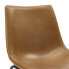 Фото #2 товара Барный стул из искусственной кожи Walker Edison 30" в упаковке из 2 шт.