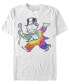 Men's Tye Dye Fill Mascot Short Sleeve Crew T-shirt