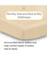 Фото #2 товара All-in-One Fitted Sheet & Waterproof Cover for 39" x 27" Play Yard Mattress (2-Pack)