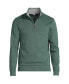 ფოტო #3 პროდუქტის Big & Tall Bedford Rib Quarter Zip Sweater