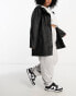 Фото #1 товара Vero Moda Curve rubberised hooded raincoat in black