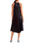 Cynthia Rowley Salerno Silk Halter Midi Dress Women's S