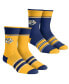 Фото #1 товара Men's and Women's Socks Nashville Predators Multi-Stripe 2-Pack Team Crew Sock Set