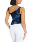 ფოტო #2 პროდუქტის Women's Dinah Printed Asymmetric Sleeveless Top