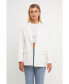 Фото #3 товара Women's Terry Round Collared Blazer