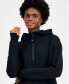 ფოტო #3 პროდუქტის Women's Relaxed Quilted Quarter-Zip Sweater, Created for Macy's