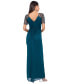 ფოტო #2 პროდუქტის Petite Embellished Chiffon Gown