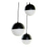 Фото #1 товара Потолочный светильник DKD Home Decor Белый Чёрный Металл Стеклянный 220 V (40 x 40 x 80 cm)