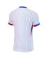 Фото #4 товара Men's White France National Team 2024 Away Authentic Blank Jersey