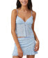 ფოტო #1 პროდუქტის Women's Mesh Cami Top