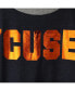 Women's Navy Syracuse Orange Trey Dolman Long Sleeve T-shirt