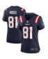 Фото #1 товара Women's Randy Moss Navy New England Patriots Game Retired Player Jersey