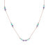 Фото #1 товара Amazonite Amethyst Cord Necklace HE25K3S-LP