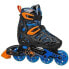 Фото #1 товара Коньки роликовые Roller Derby Tracer Kids' Adjustable Inline Skate - Черный/Синий S (12-1)
