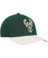 Фото #3 товара Men's Hunter Green, Tan Milwaukee Bucks MVP Team Two-Tone 2.0 Stretch-Snapback Hat