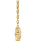 Фото #8 товара De Beers Forevermark diamond Bezel Pendant Necklace (1/10 ct. t.w.) in 14k White or Yellow Gold, 16" + 2" extender
