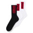 HUGO Logo Design 10253529 socks 3 pairs