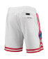 Фото #4 товара Men's White Chicago Cubs Team Logo Shorts