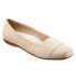 Trotters Samantha T1812-134 Womens Beige Extra Wide Ballet Flats Shoes 8