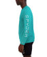 ფოტო #2 პროდუქტის Men's Long-Sleeve Raglan Logo Swim T-Shirt