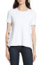 Alice + Olivia Women's Ivan Ruffle Split Side Sweater Top Shirt White Small