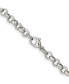 ფოტო #2 პროდუქტის Stainless Steel 6mm 36 inch Rolo Chain Necklace