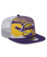 Men's Purple Los Angeles Lakers Court Sport Speckle 9FIFTY Snapback Hat