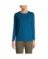 ფოტო #3 პროდუქტის Women's Tall Relaxed Supima Cotton T-Shirt