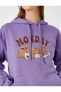 Фото #9 товара Kadın Sweatshirt Mor 3wal10046ık