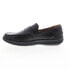 Фото #9 товара Florsheim Central Penny Mens Black Wide Loafers & Slip Ons Penny Shoes