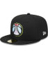 Фото #4 товара Men's Black Milwaukee Bucks Color Pack 59FIFTY Fitted Hat