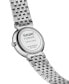 Women's Swiss Florence Diamond (1/20 ct. t.w.) Stainless Steel Bracelet Watch 38mm