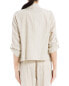 Max Studio Drape Front Linen-Blend Jacket Women's Xs