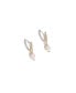 ფოტო #1 პროდუქტის Layla Pearl Drop Earrings For Women