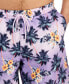 Men's Donan Palm-Print Quick-Dry 7" Swim Trunks, Created for Macy's