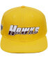 Фото #3 товара Men's Gold Maryland Eastern Shore Hawks Evergreen Hawks Snapback Hat