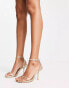 Simmi London Wide Fit Novalee barely there sandals in gold