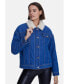 ფოტო #1 პროდუქტის Women's Denim Jacket, Shearling & White Wool