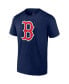 Фото #3 товара Men's David Ortiz Navy Boston Red Sox Logo Graphic T-shirt