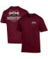 Фото #2 товара Men's Maroon Mississippi State Bulldogs Stack 2-Hit T-shirt