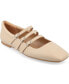 ფოტო #1 პროდუქტის Women's Darlin Tru Comfort Foam Multi Strap Square Toe Flats