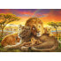 Фото #1 товара Пазл для детей Любящие львы Schmidt 1000 элементов