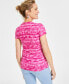 ფოტო #6 პროდუქტის Women's Printed V-Neck Top, Created for Macy's