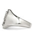 ფოტო #2 პროდუქტის Stainless Steel Sterling Silver Rhodium-plated Eagle Ring