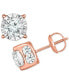 Diamond Stud Earrings (2 ct. t.w.) in 14k White, Yellow or Rose Gold