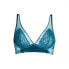 Фото #5 товара Honeydew Women's Isabella Flirty Lace &Velvet Triangle Blue Garland Bra Sz. 32C